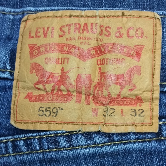 Levi’s 559 Mens Cotton Bootcut Jeans 32X32 - Picture 5 of 6